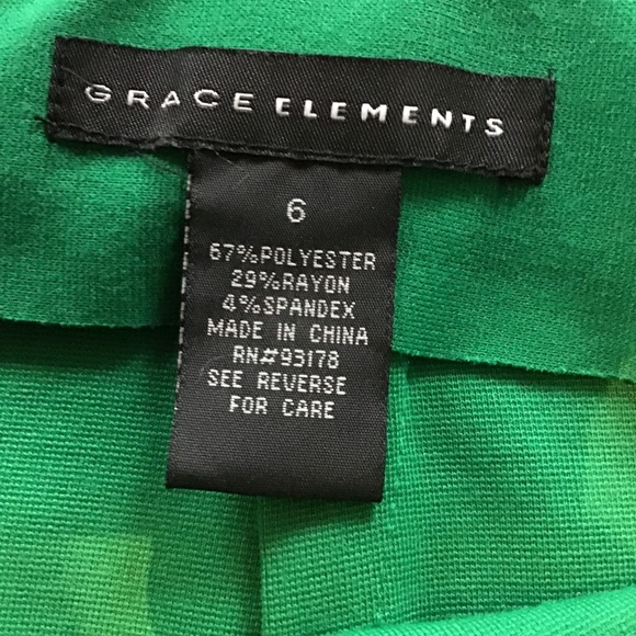 Green fashion zipper back skirt  A-line - Picture 4 of 4